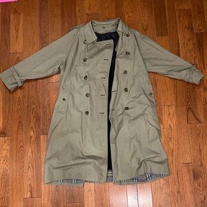 VTG Burberry Men's Removable Wool Liner Novacheck Trench Coat